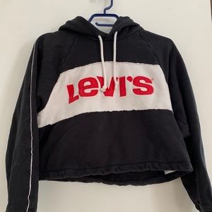 Levi’s cropped hoodie